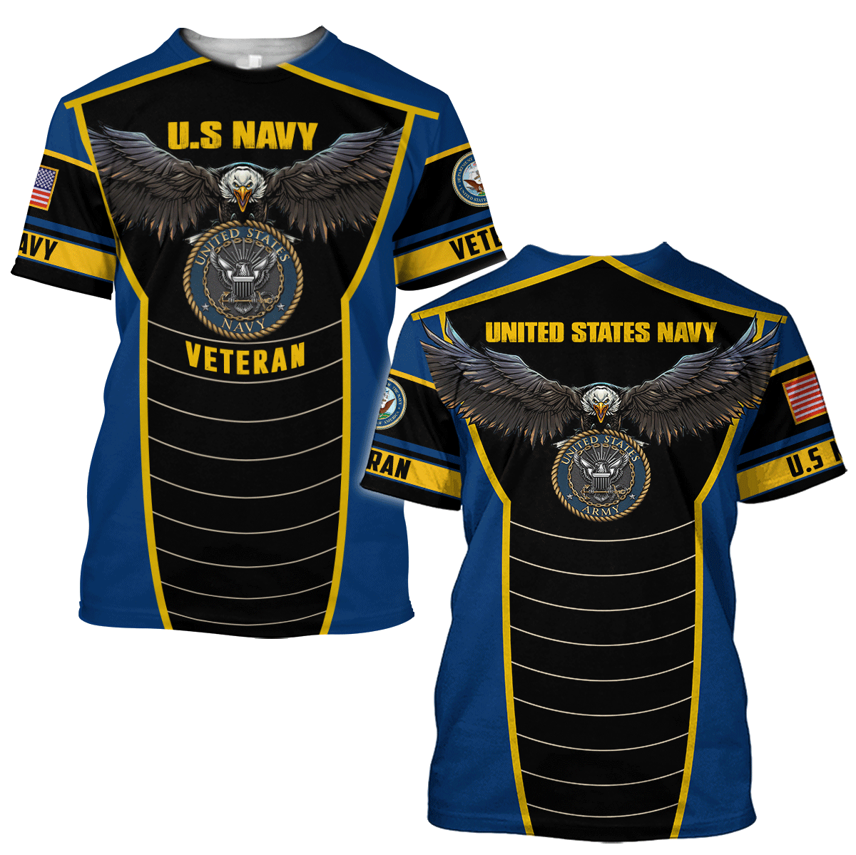 U.S Navy veteran Eagle Pride design 3d print shirts VP20012102