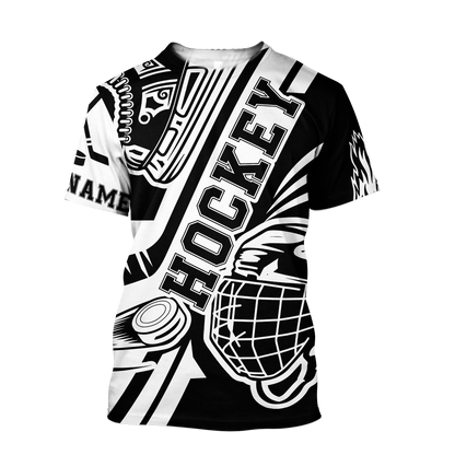 3D All Over Printed Hockey Satanic Unisex Shirts Custom Name XT