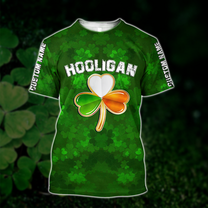 3D All Over Printed Irish St Patrick Day Unisex Shirts Custom Name XT MH17022102
