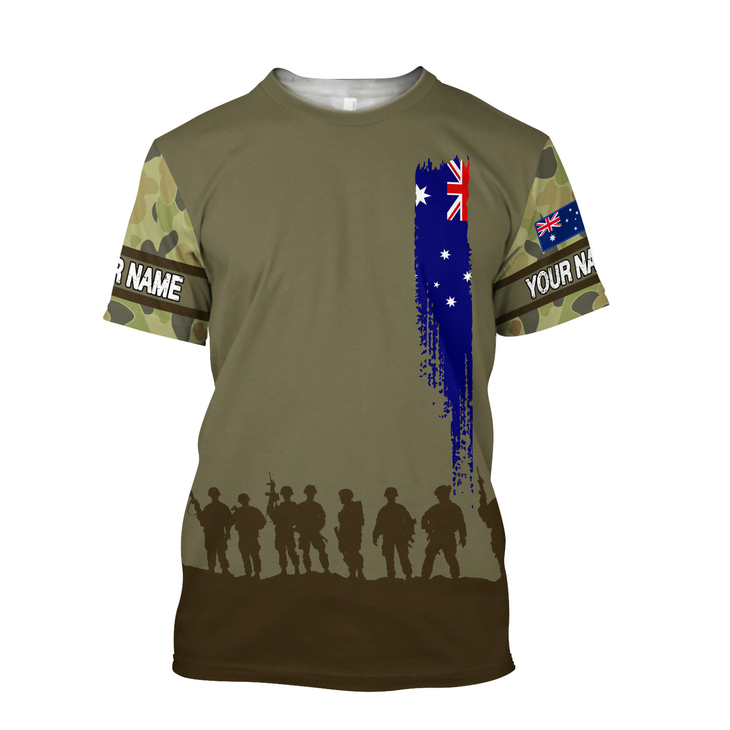 Personalized Name - The Australian Army 3D All Over Printed Shirts DA13032105