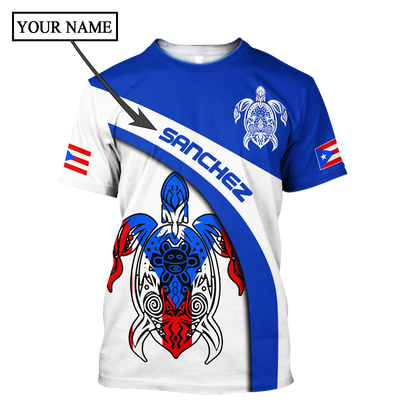 Customize Name Puerto Rico Shirts For Men And Women DD23012106