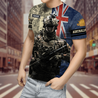 Personalized Name - The Australian Army 3D All Over Printed Shirts DQB17032103