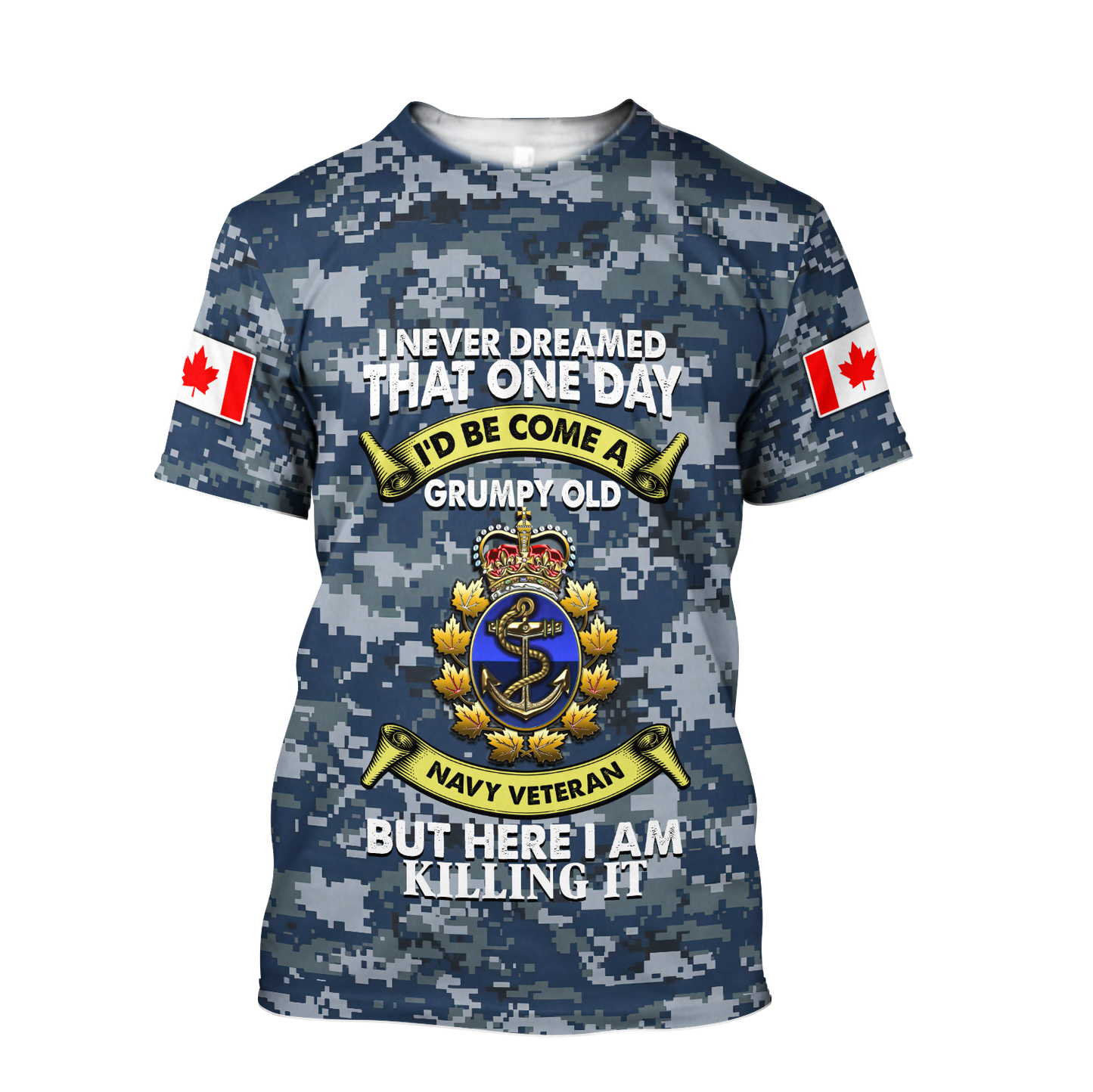 Canadian Navy Veteran 3D Printed Shirts MH15032103