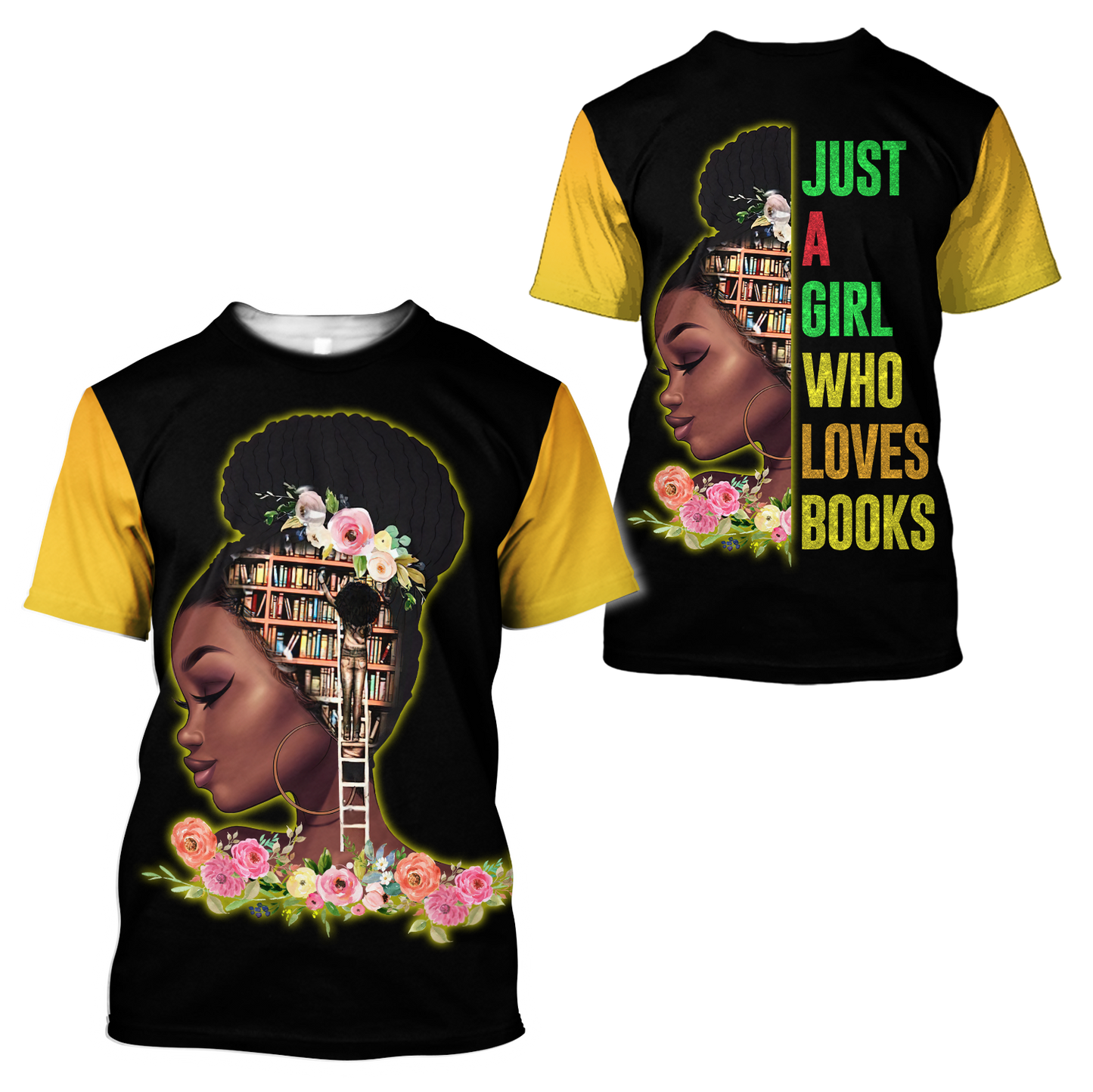 3D All Over Printed Book Lovers  Unisex Shirts SN02022103 Custom Name XT