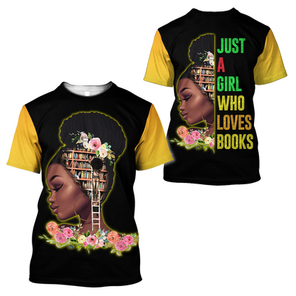 3D All Over Printed Book Lovers  Unisex Shirts SN02022103 Custom Name XT