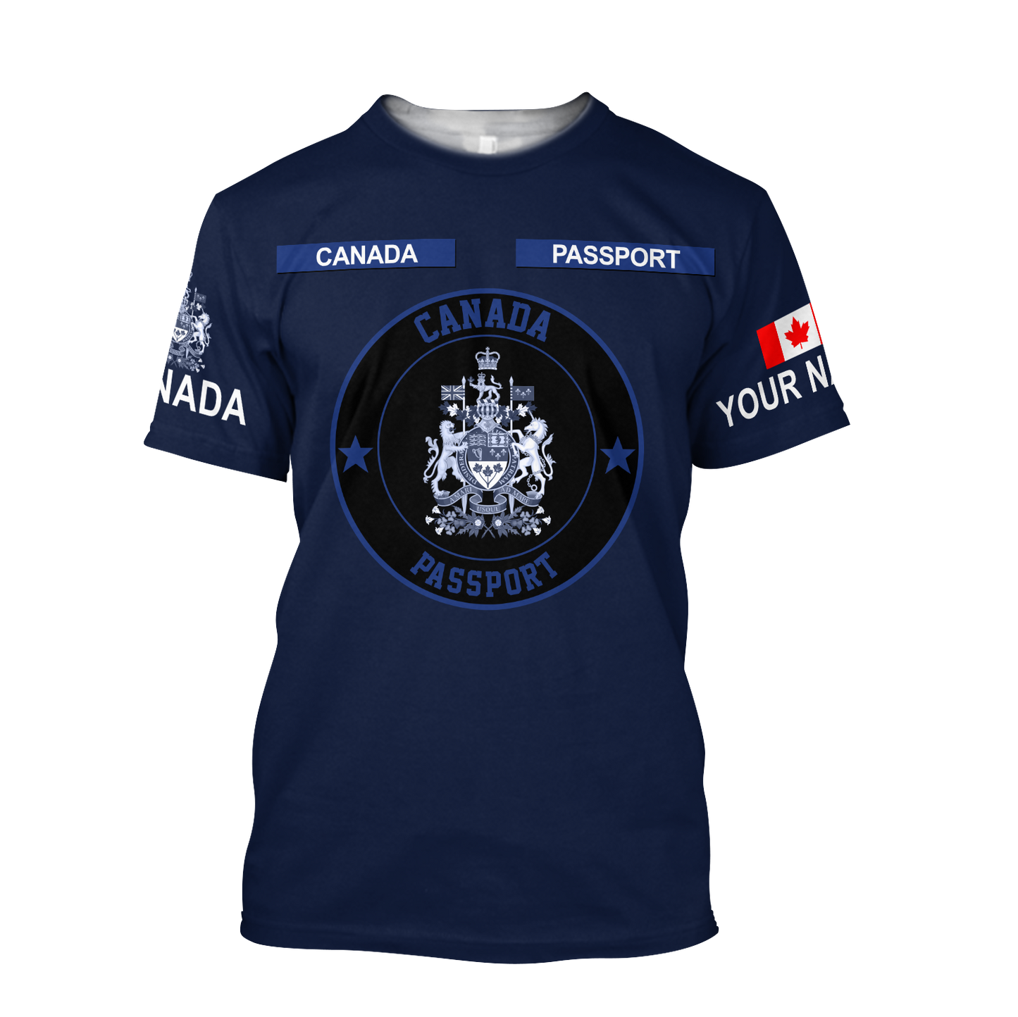 Personalized Name XT Canada Passport 3D All Over Printed Clothes DA17032104