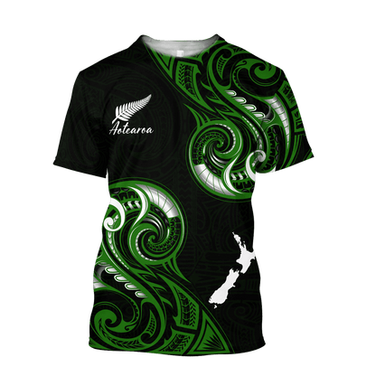New Zealand Aotearoa 3D All Over Printed Unisex Shirts