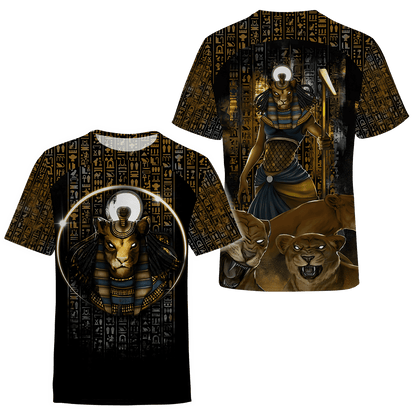 The Gods of Egypt - Sekhmet 3D All Over Printed Unisex Shirts