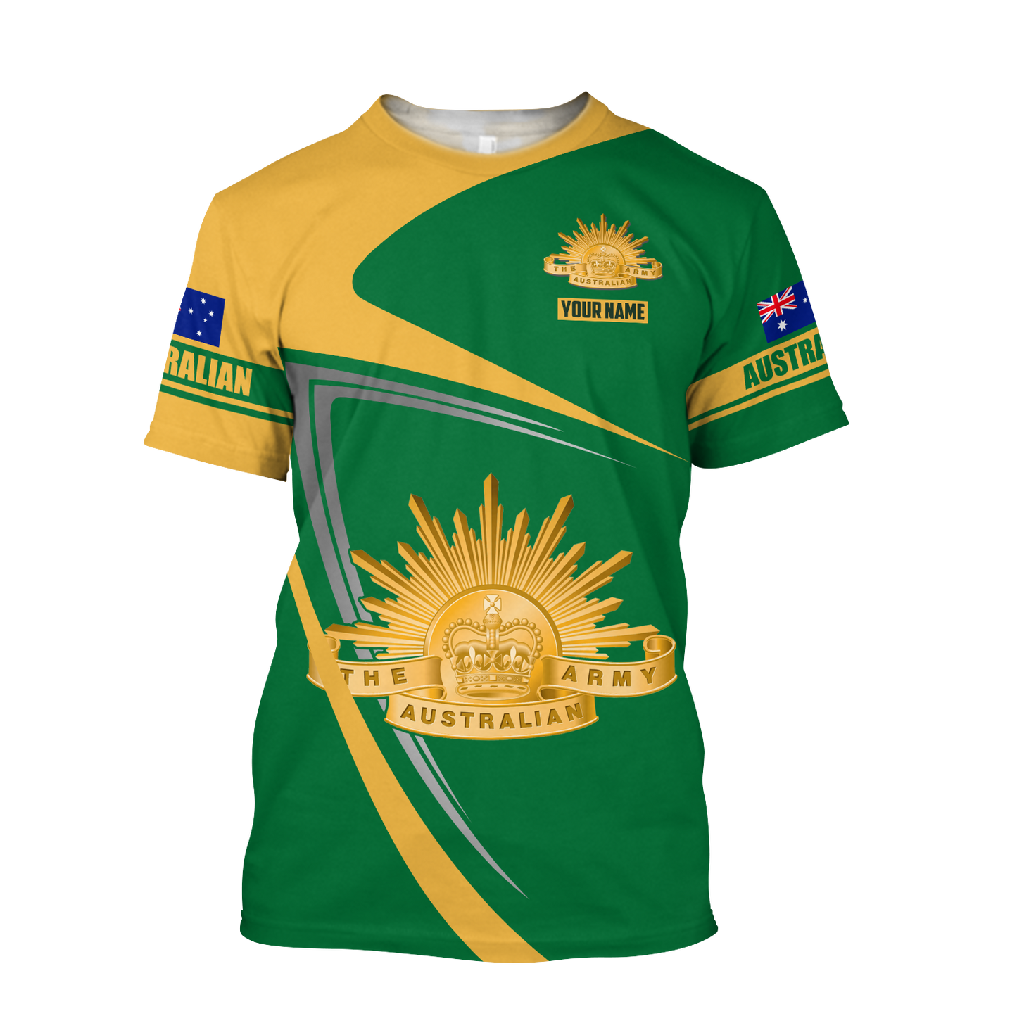 Personalized Australian Army National Colours of Australia 3D Printed Unisex Shirts TN