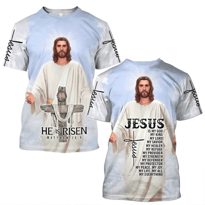 Premium Christian Jesus 3D All Over Printed Unisex Shirts VP17022103