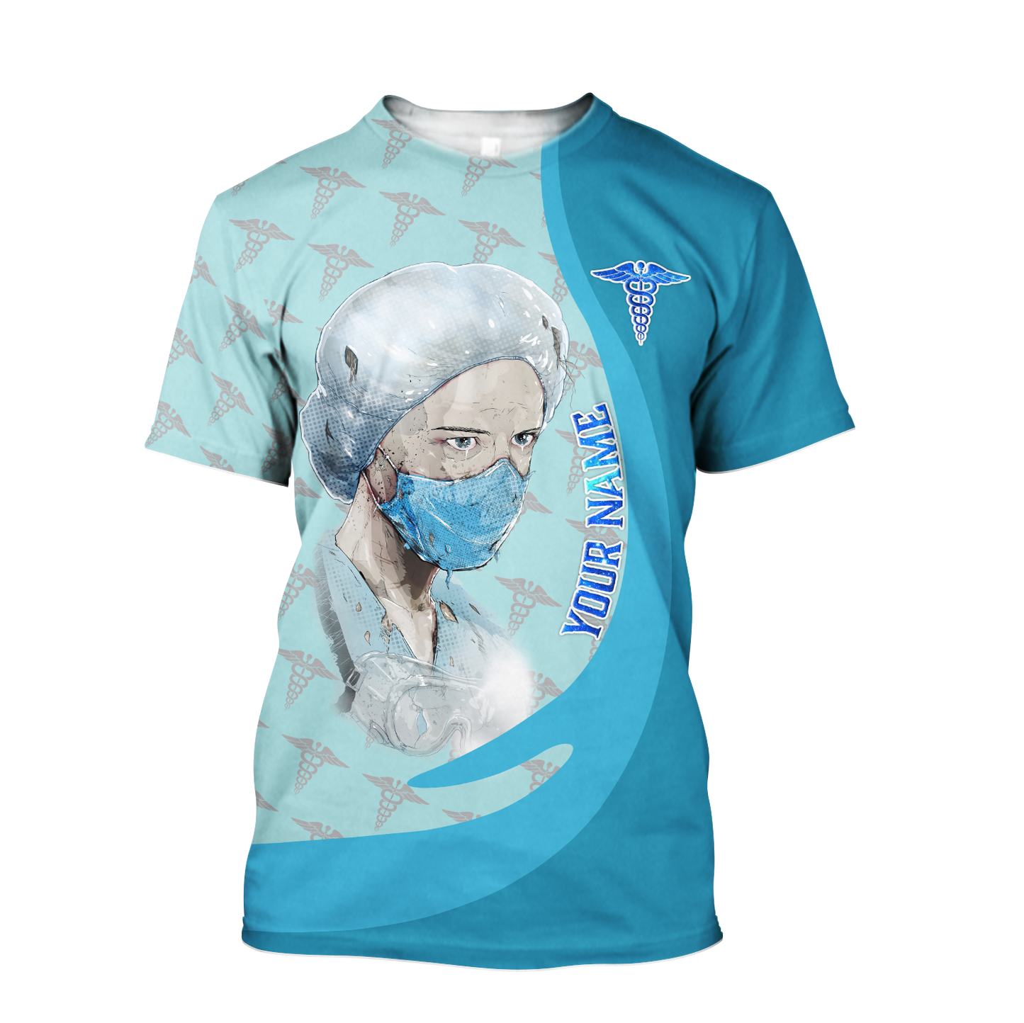 Premium Nurse Customize 3D All Over Printed Unisex Shirts