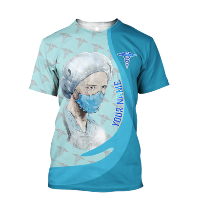 Premium Nurse Customize 3D All Over Printed Unisex Shirts