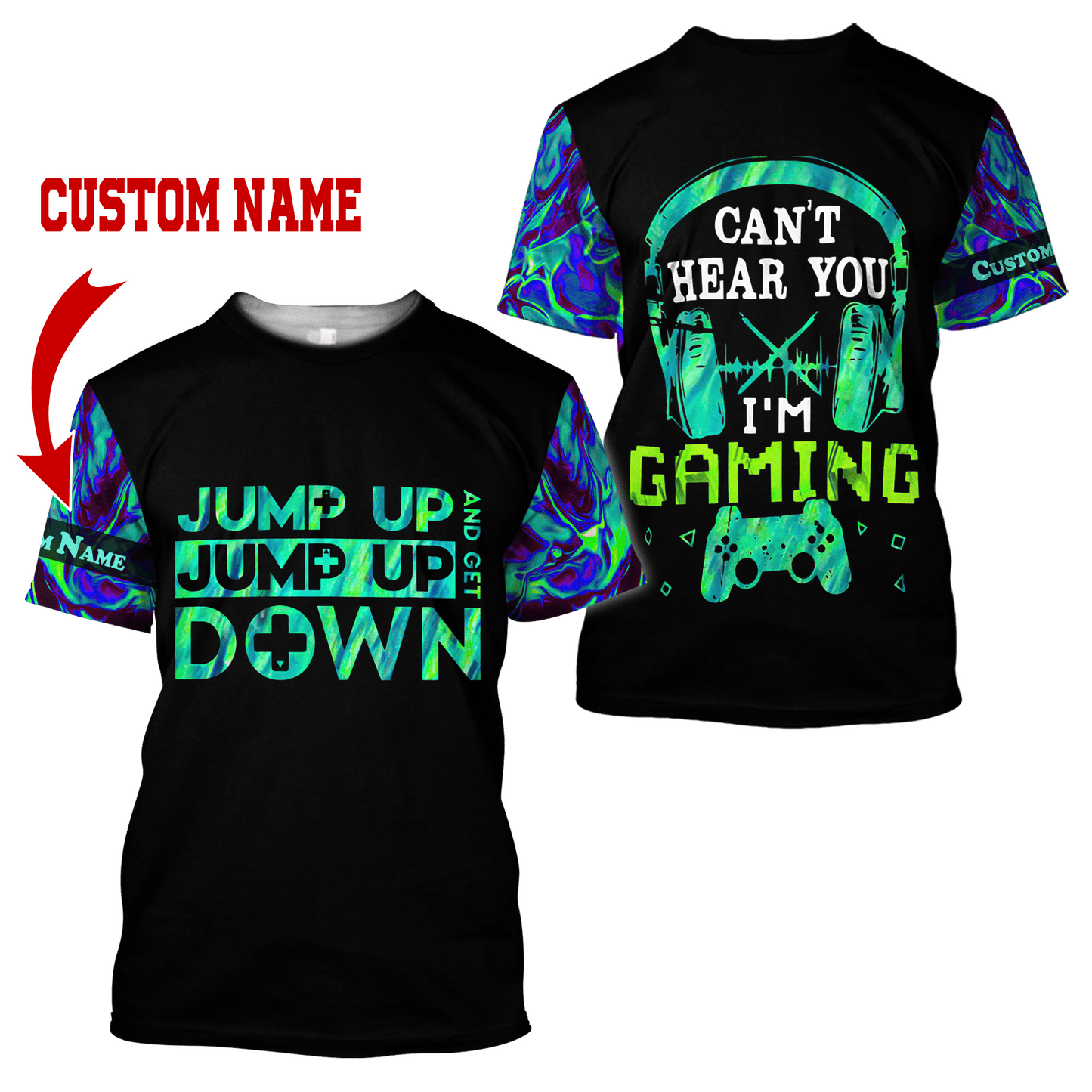 Can't Hear You I'm Gaming  Personalized Name Pi29042102