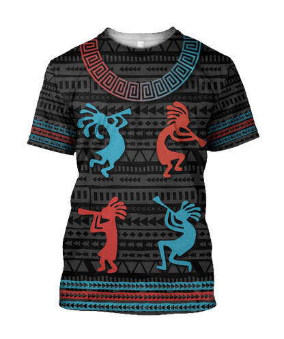 Kokopelli Color 3D All Over Printed Shirts DZ28052101 NT