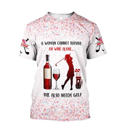 Custom Name XT Golf Lovers 3D Printed shirts MH16042103.S1
