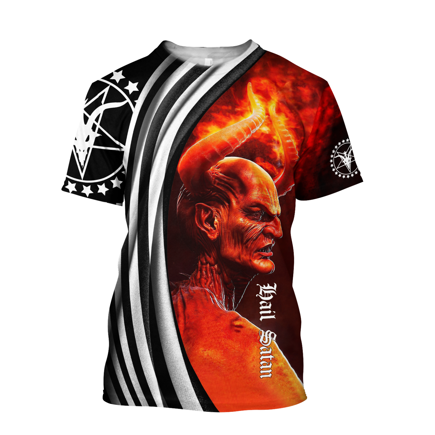 3D All Over Printed Satanic Evil Unisex Shirts