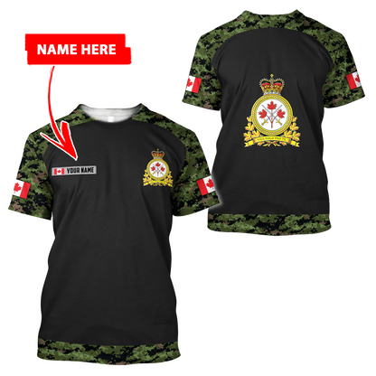 Personalized Name XT Canadian Army Pullover 3D All Over Printed Shirts PD15032103