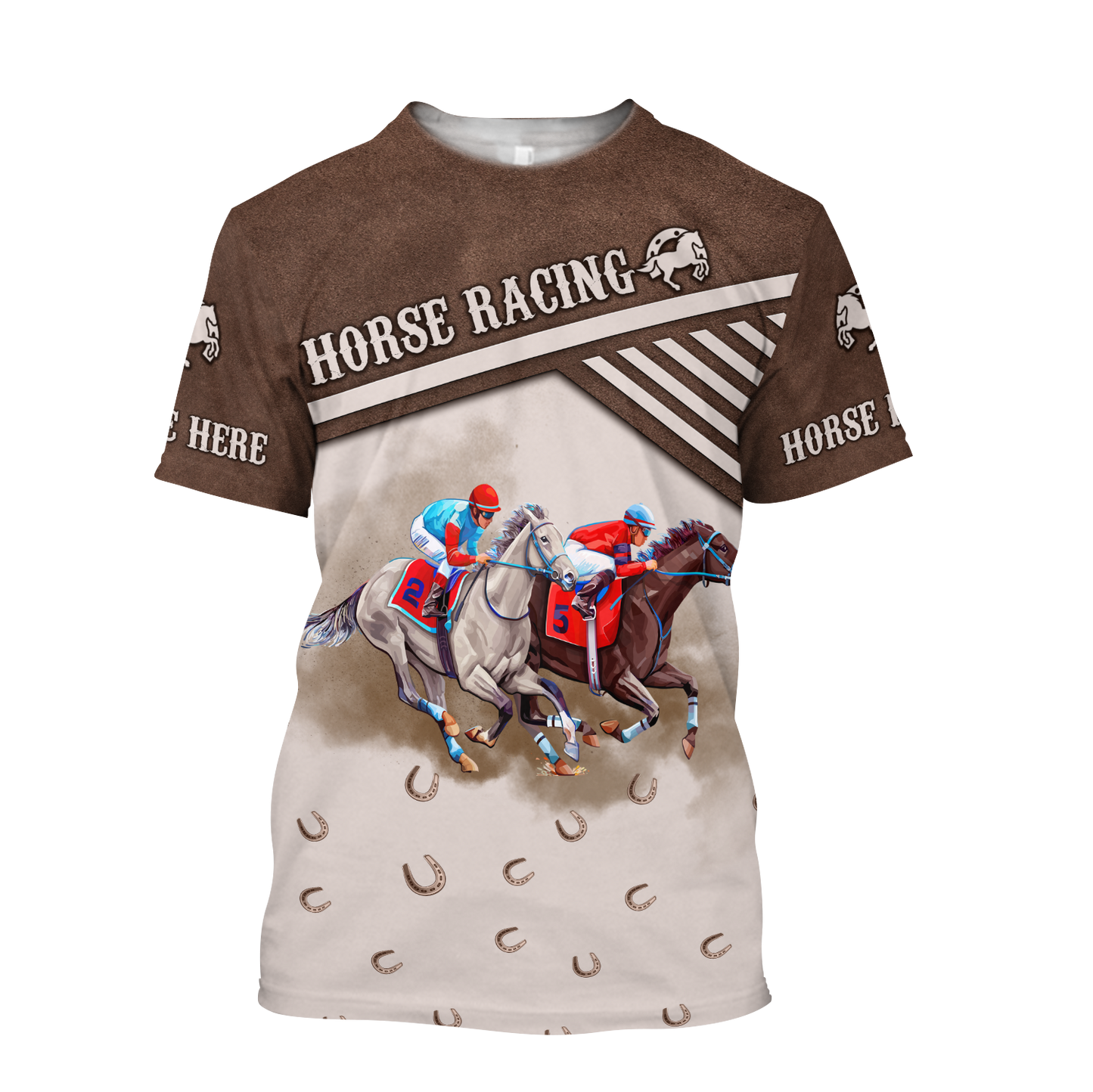 Personalized Horse Racing 3D All Over Printed Unisex Shirts