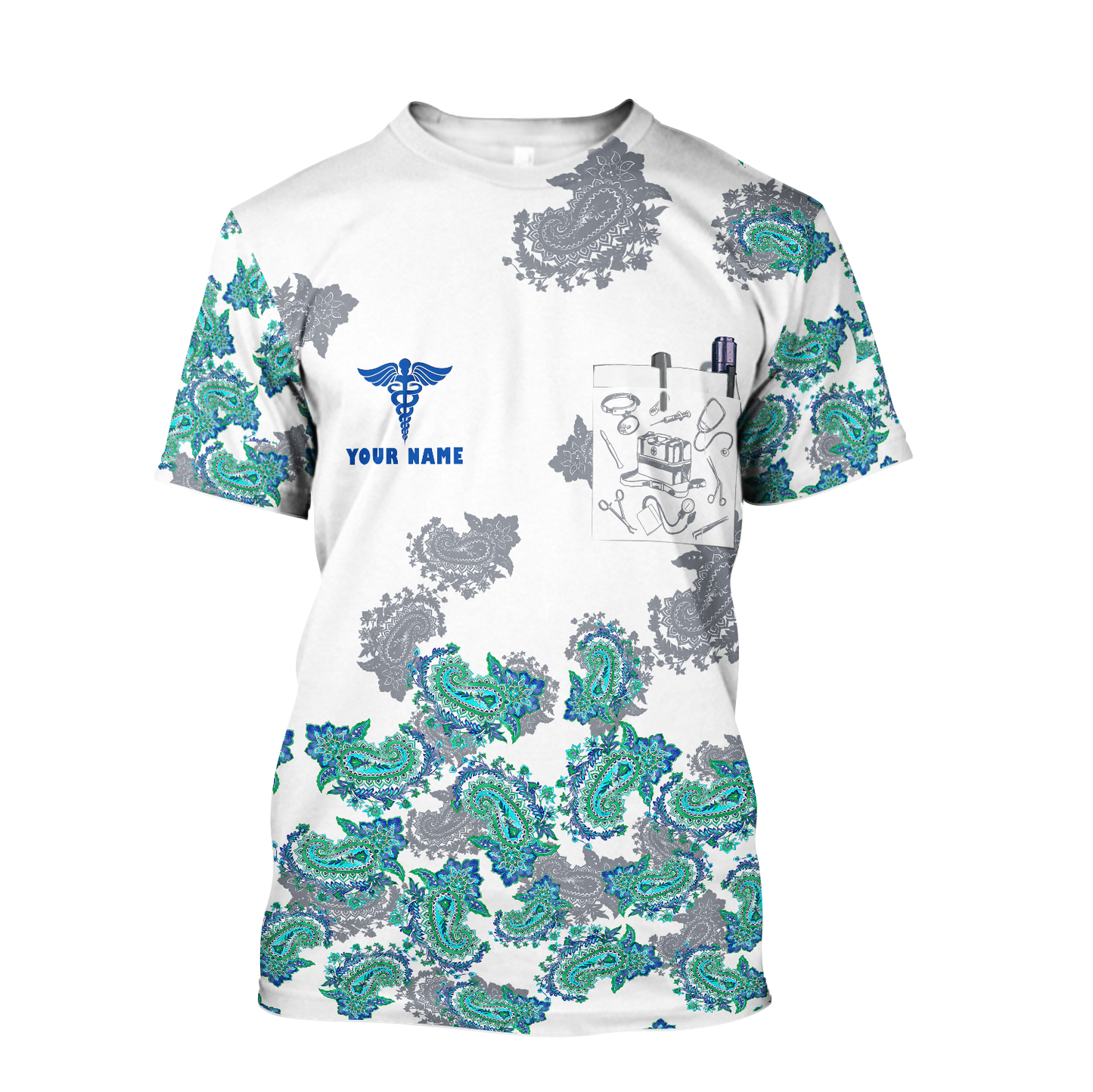 Premium Nurse Customize 3D All Over Printed Unisex Shirts