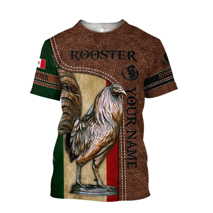 Personalized Mexican Rooster 3D Printed Unisex Shirts TNA08052102