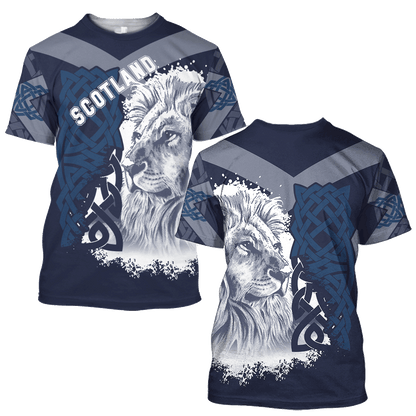 Premium Scotland Lion King 3D All Over Printed Unisex