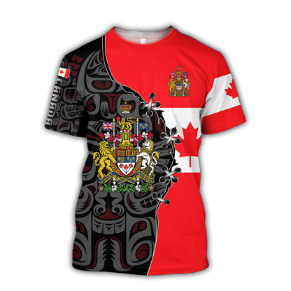 Canada Coat of Arms 3D Printed Clothes NTN17032105