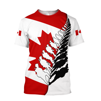 Canadian Veteran - Remembrance Day 3D All Over Printed Clothes TNA15032103