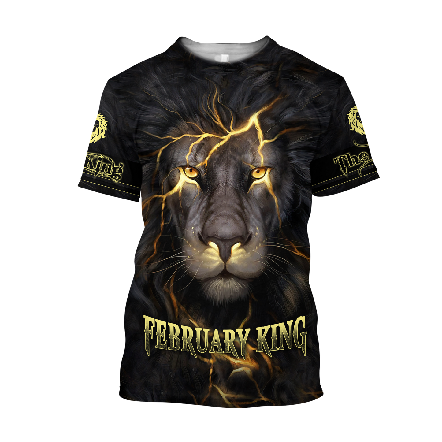 February Lion 3D All Over Printed Unisex Shirts