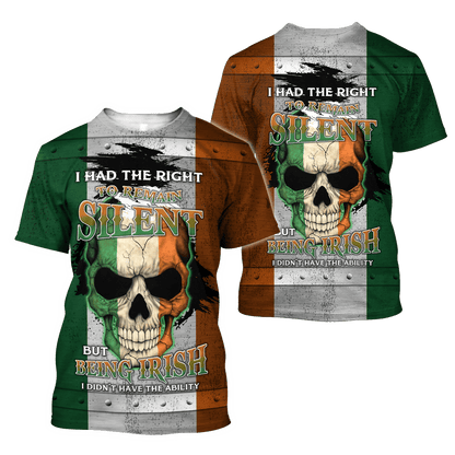 Irish 3D All Over Printed Unisex Shirt