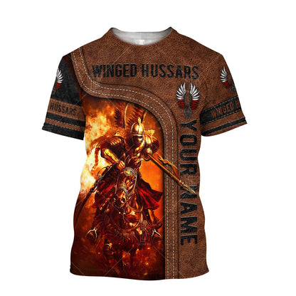 Premium Winged Hussars Best Custom name 3D Printed Shirts