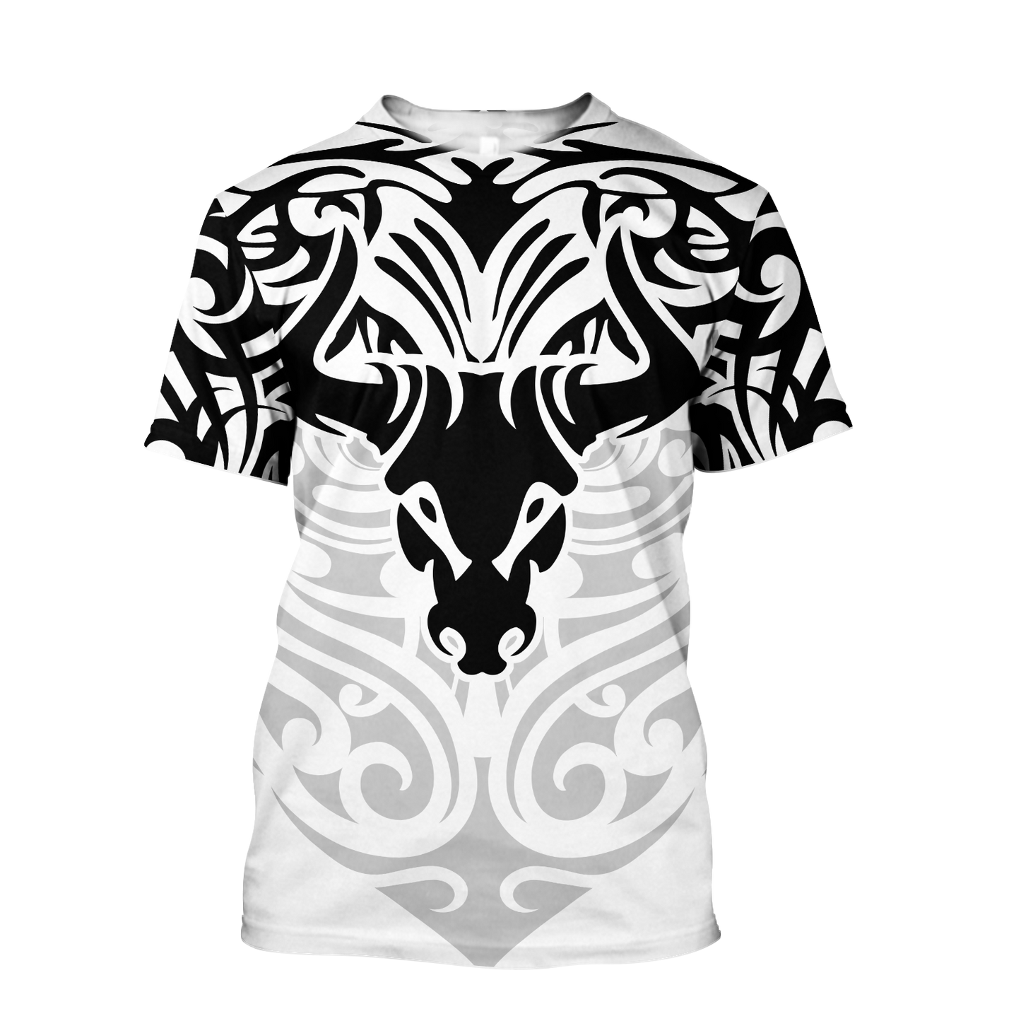 Tattoo Style Bull 3D All Over Printed Unisex Shirts