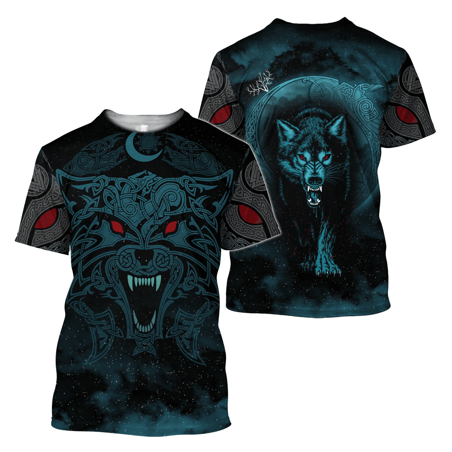 Wolf Viking Combo T-Shirt + Board Short