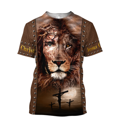 Lion Jesus 3D All Over Printed Shirts