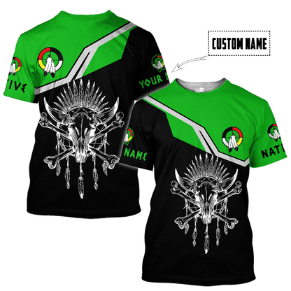 Personalized Name Native American Culture 3D All Over Printed Unisex Shirts