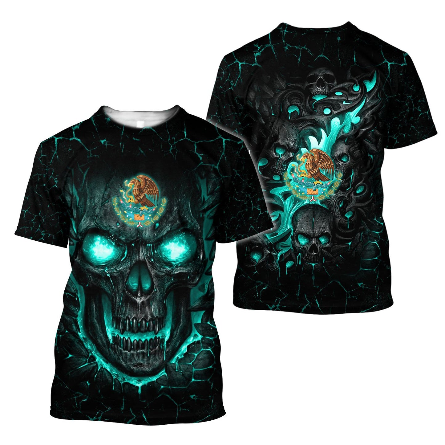 Mexican Skull 3D All Over Printed Unisex Hoodie