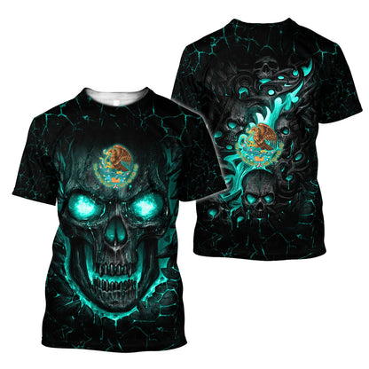 Mexican Skull 3D All Over Printed Unisex Hoodie