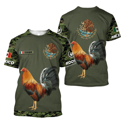 Personalized Rooster 3D Printed Unisex Shirts HHT18052105
