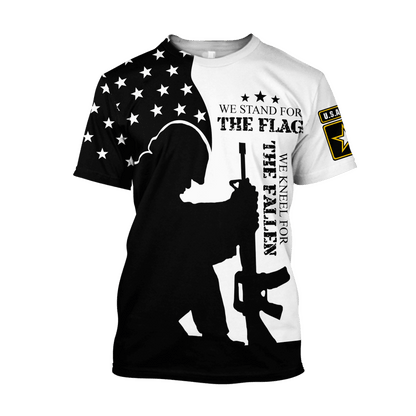 We Stand For The Flag - US Army 3D All Over Printed Shirts Pi12052101