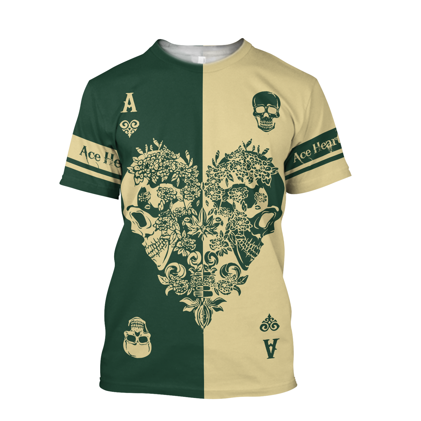 Ace Heart 3D All Over Printed Unisex Shirts