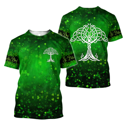 Premium Irish Saint Patrick's Day 3D All Over Printed Unisex Shirts