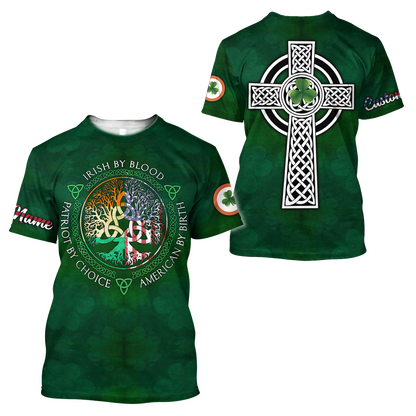 Personalized Irish Saint Patrick's Day 3D All Over Printed Shirts For Men And Women TN