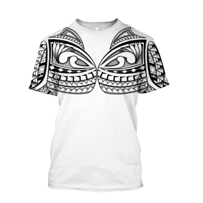 Amazing Polynesian Tattoo Deluxe Hoodie ML