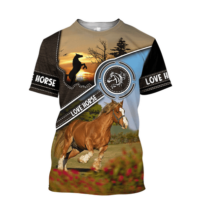 Horse 3D All Over Printed Shirts VP17112003