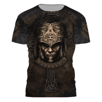 Aztec Mexican 3D All Over Printed Unisex Shirts