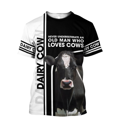 Cow 3d hoodie shirt for men and women DD11182004