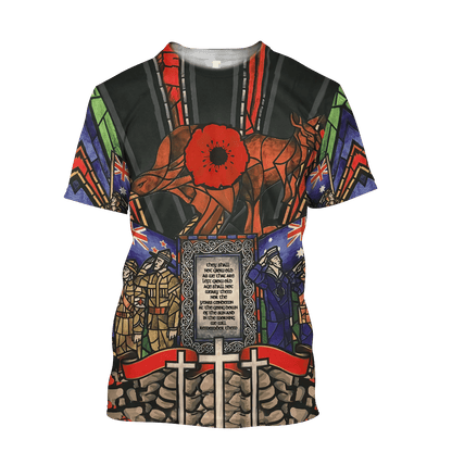 Premium Anzac Day Lest We Forget 3D All Over Printed Unisex