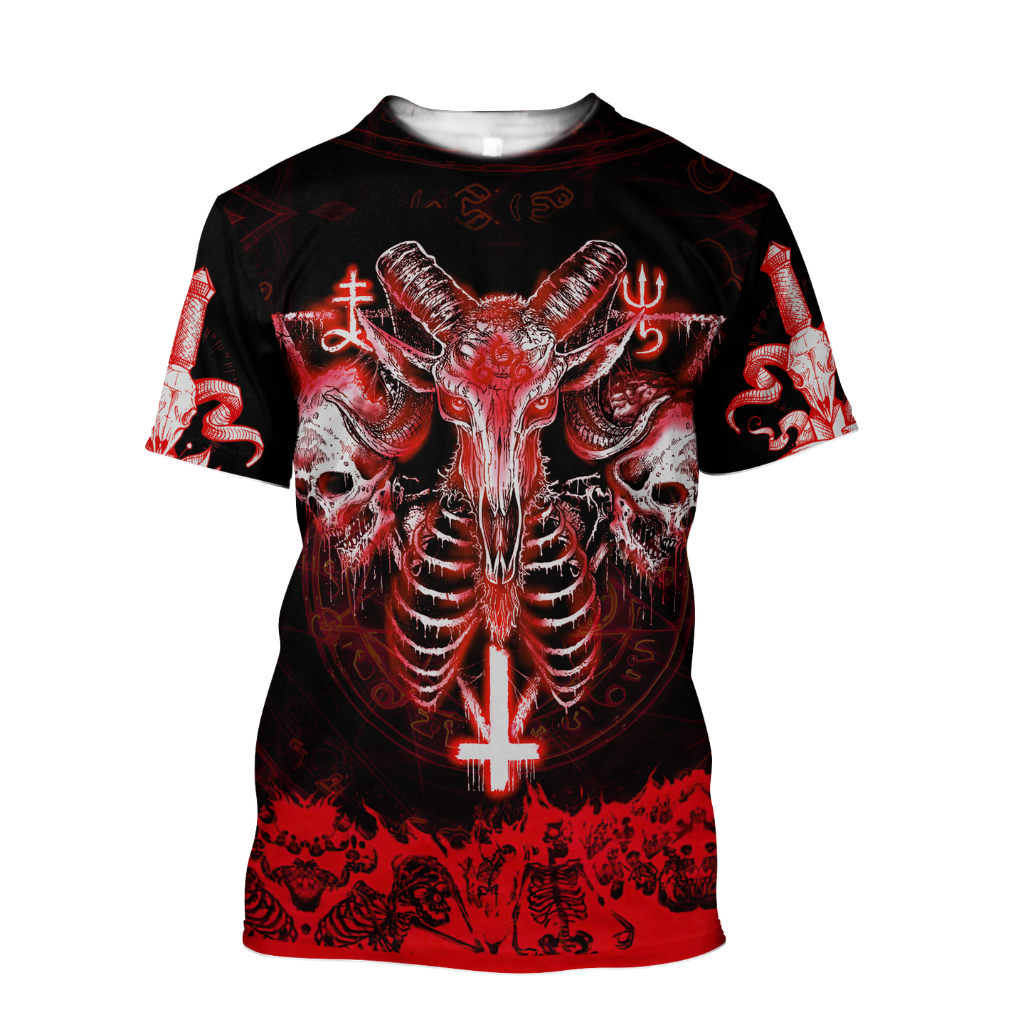 Skull Satanic Hoodie For Men And Women MH12012102