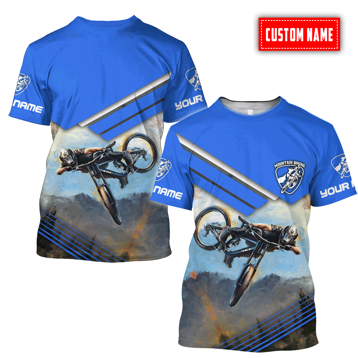 Personalized Name XT Mountain Biking 3D Printed Clothes VP25032103