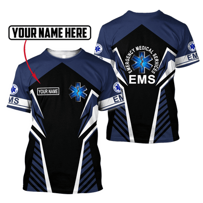 Personalized Name EMS 3D All Over Printed Unisex Shirts Ver 2