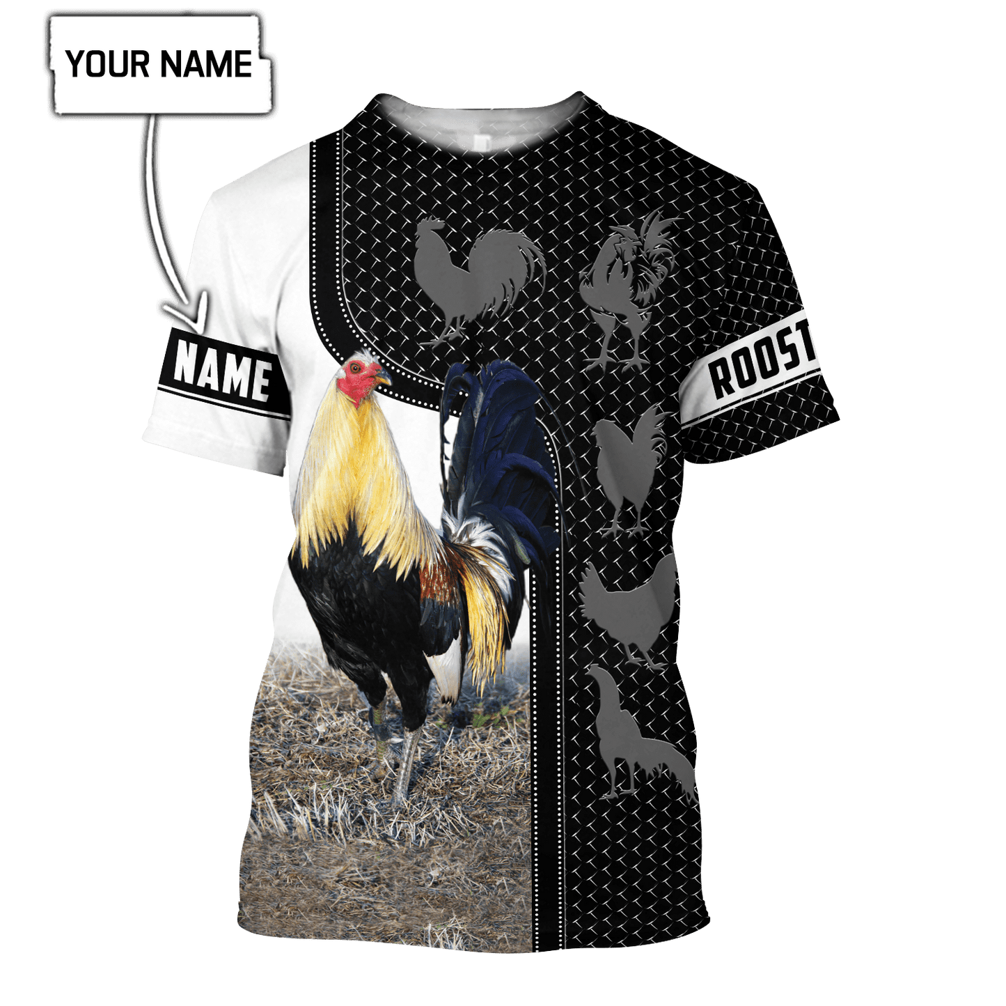 Personalized Rooster 3D Printed Unisex Shirts DD01062104